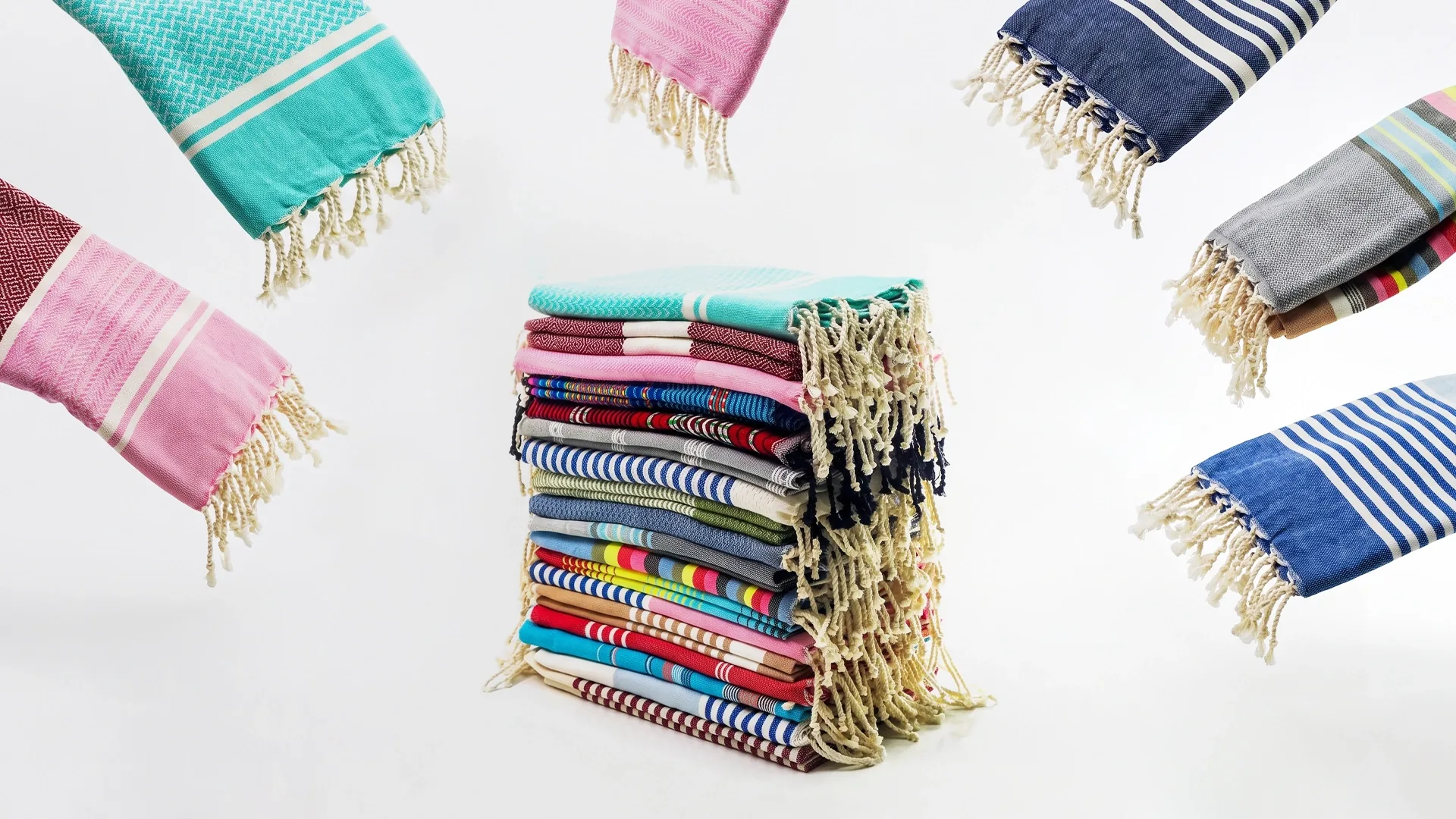 Fouta tunisienne artisanale – bain & maison