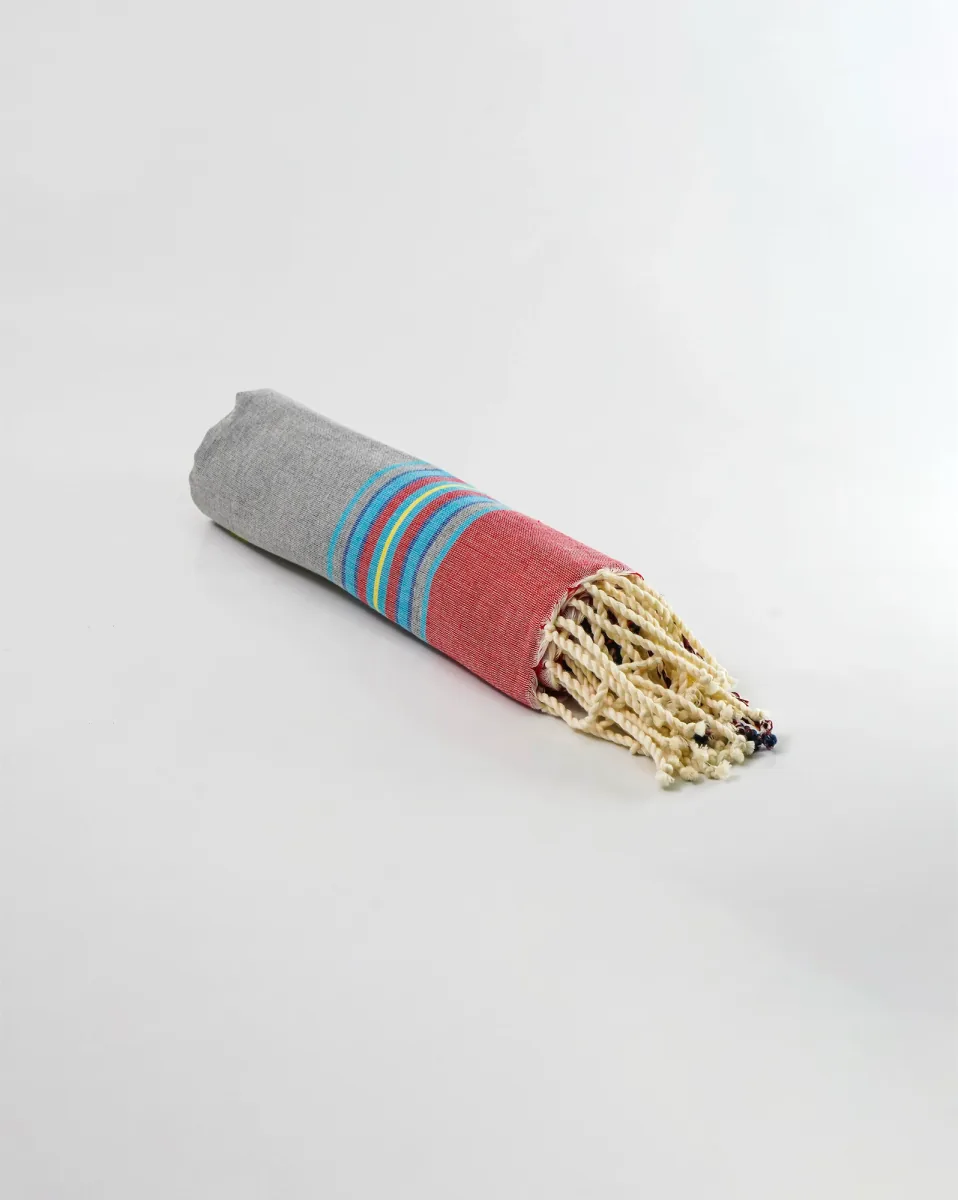 Fouta Kikoy FTA0014 — tissage Plat 1×2m